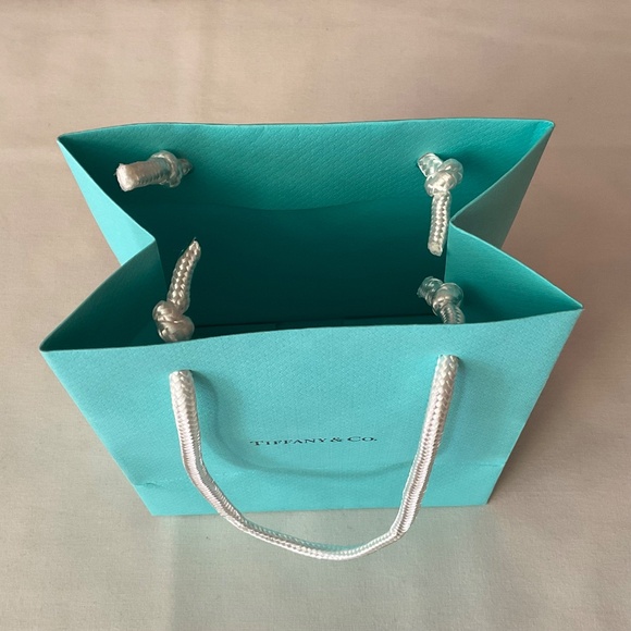 Tiffany & Co.Iconic Blue Small Gift Paper Bag NEW - Picture 5 of 10